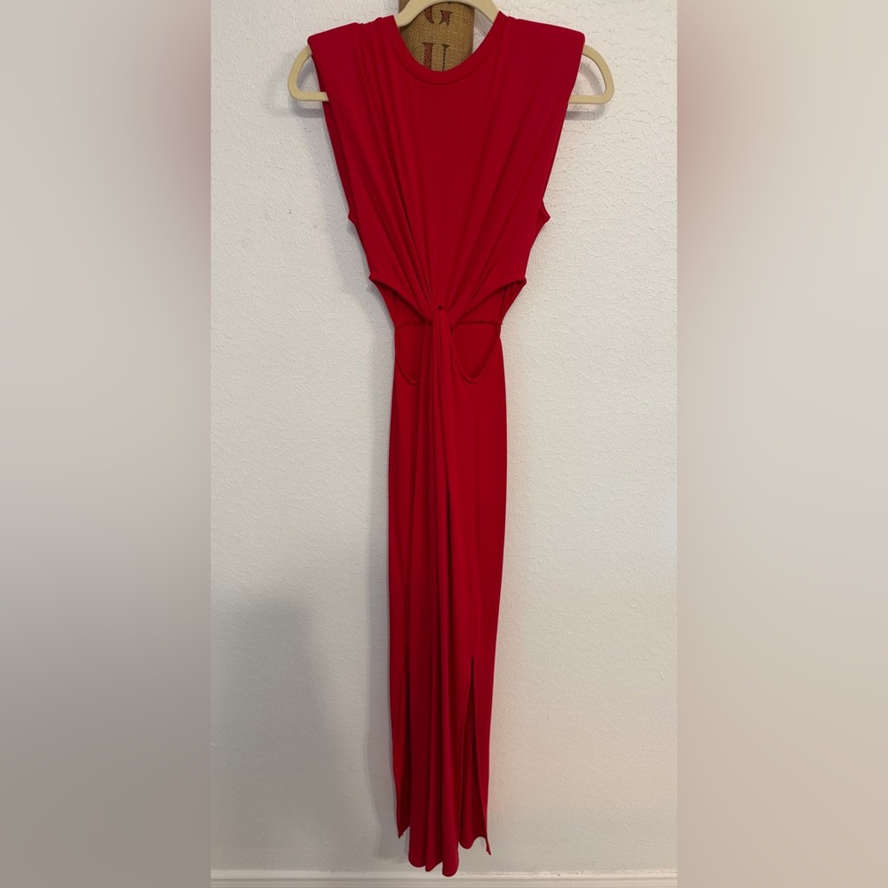 FORE red maxi dress